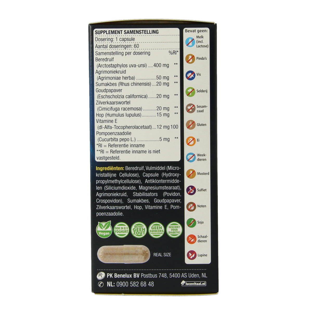 Lucovitaal Urilady 60.00 Capsules