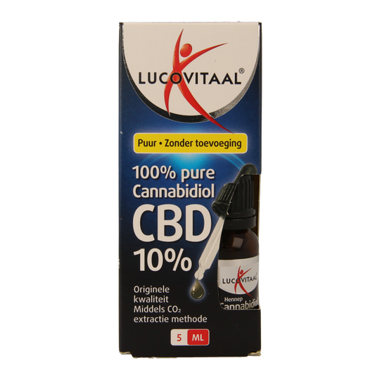 Lucovitaal CBD olie 10% 5 Milliliter