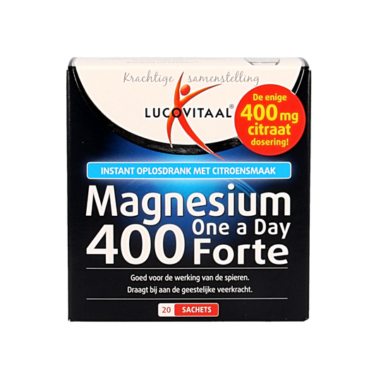 Lucovitaal Magnesium 400 forte 20 Sachets