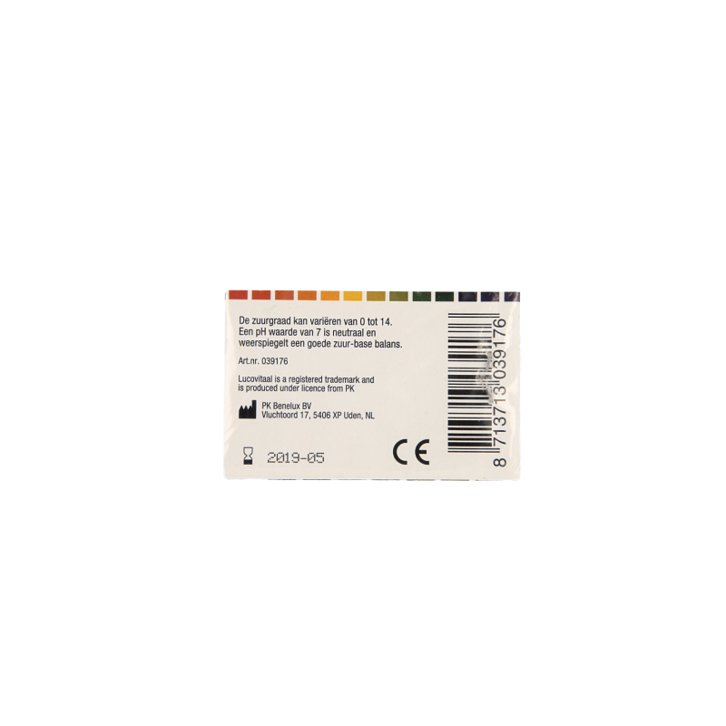 Lucovitaal Zuurbase PH test strips 80 Stuks