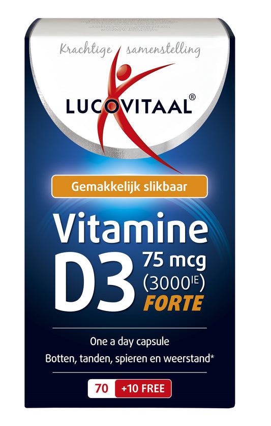 Lucovitaal Vitamine D3 75mcg 80 Capsules