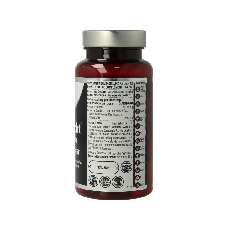 Lucovitaal Ideaal gewicht konjac mannan garcinia cambogia 60 Capsules
