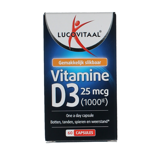 Lucovitaal Vitamine D3 25mcg 60 Capsules