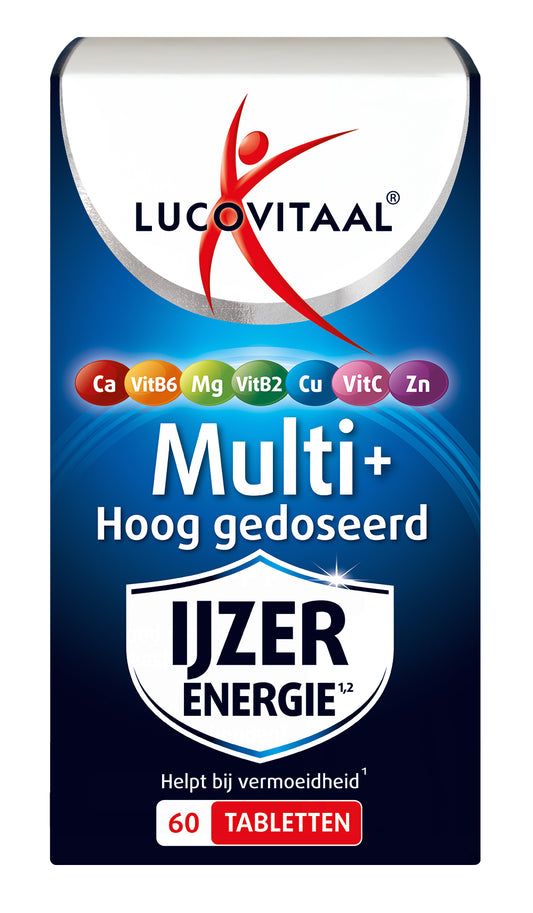 Lucovitaal Multi+ hoog gedoseerd 60.00 Tabletten