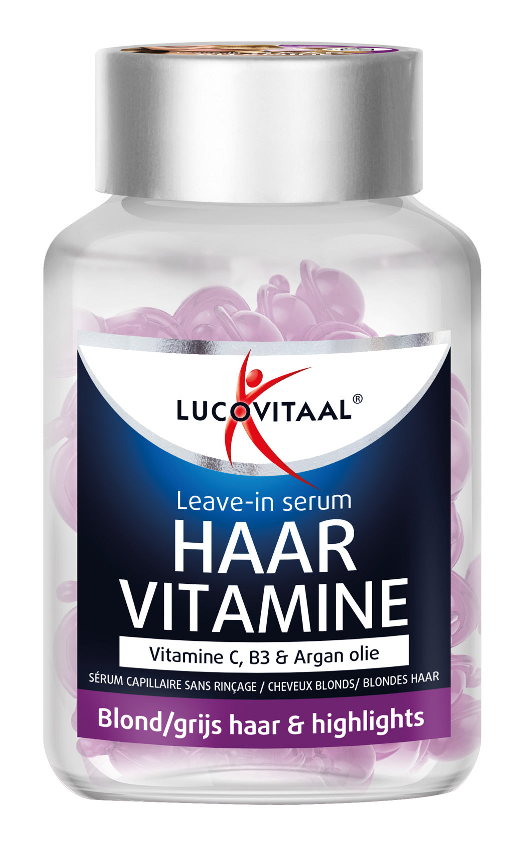 Lucovitaal Haar vitamine blond/grijs haar & highlights 25.00 Capsules