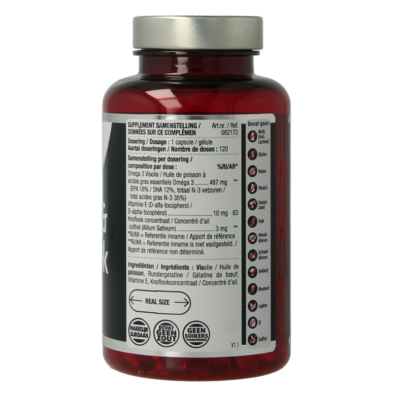 Lucovitaal Visolie & knoflook 120 Capsules