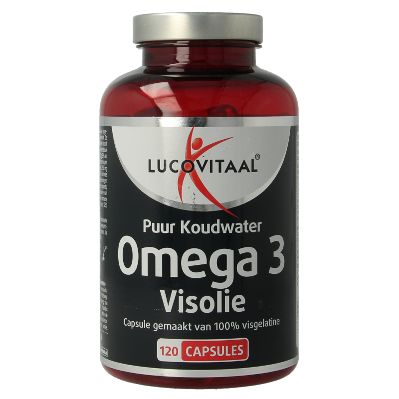 Lucovitaal Omega 3 visolie puur koudwater 120 Capsules