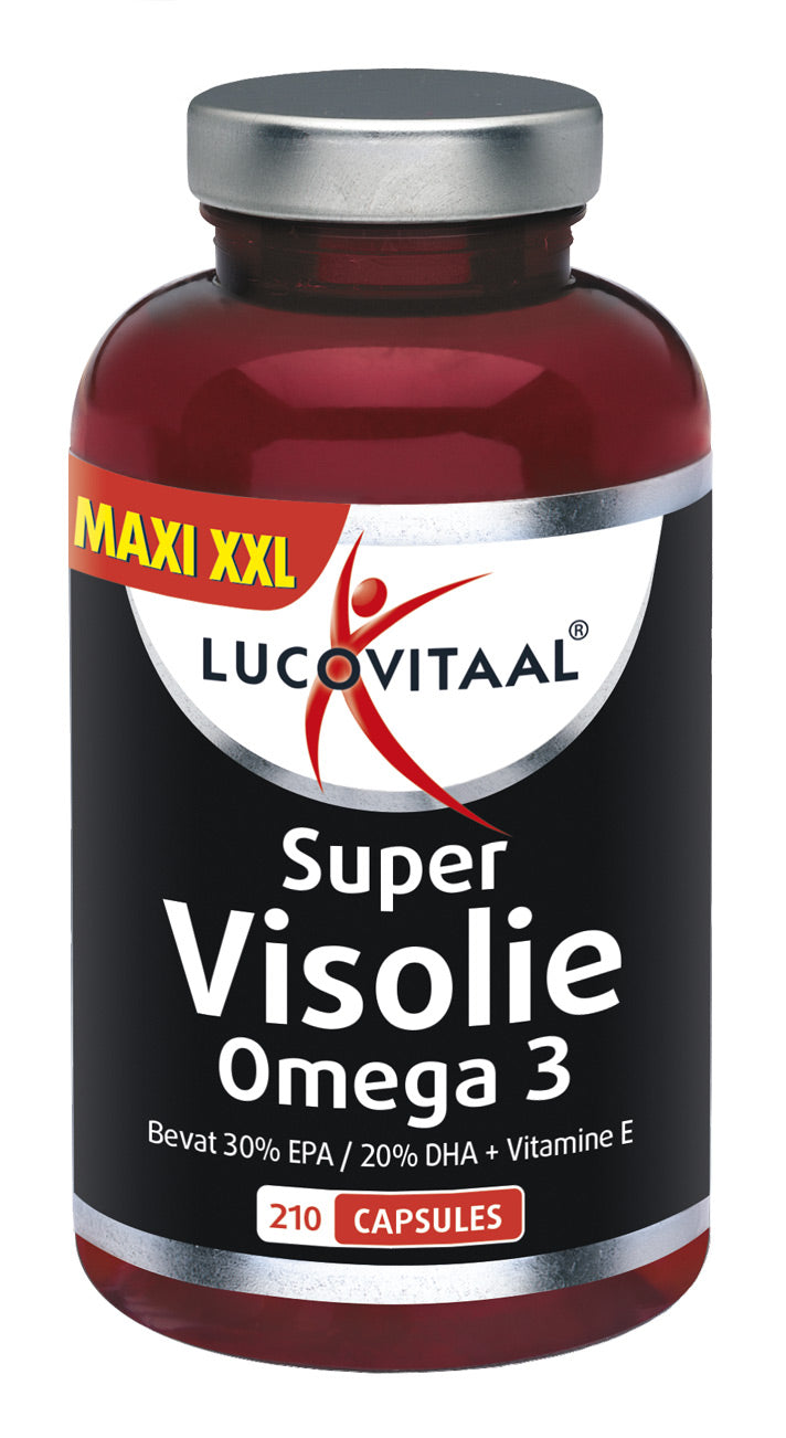 Lucovitaal Visolie super omega 3 xxl 210.00 Capsules
