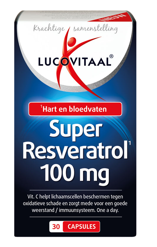 Lucovitaal Super resveratrol 30.00 Capsules