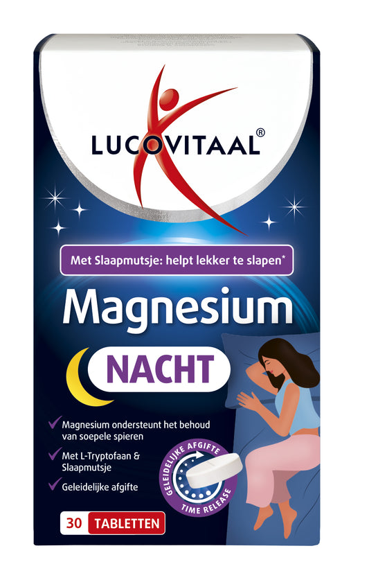 Lucovitaal Magnesium nacht complex 30.00 Tabletten