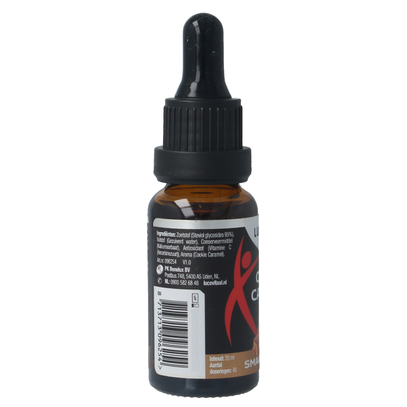 Lucovitaal Smaak druppels cookie caramel 20 Milliliter