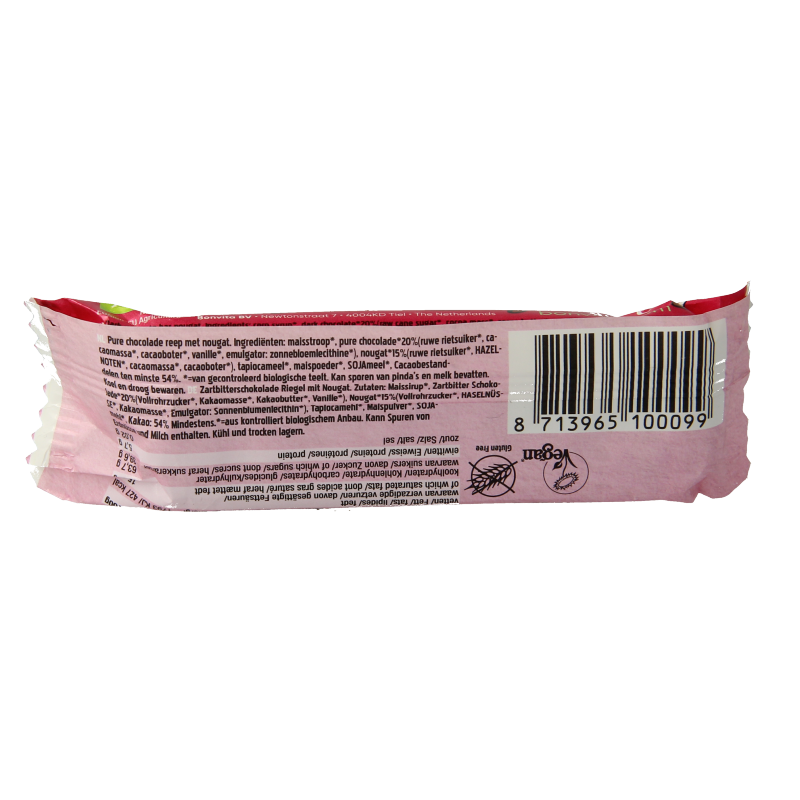 Bonvita Choco nougat puur bio  40 Gram