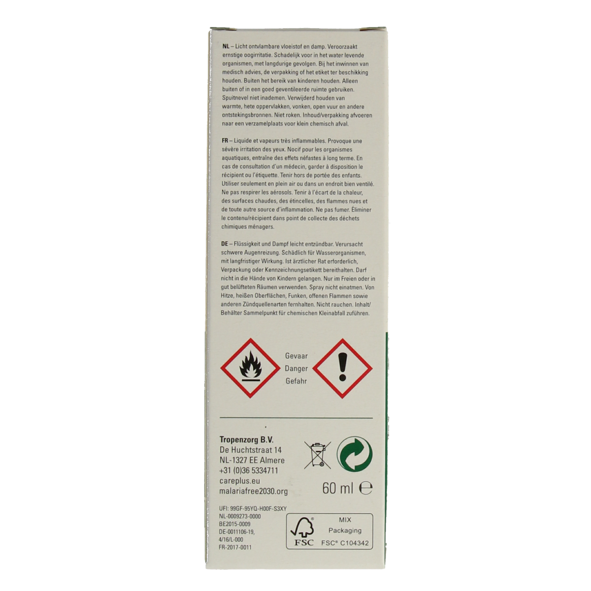 Care Plus Deet spray 50% 60.00 Milliliter