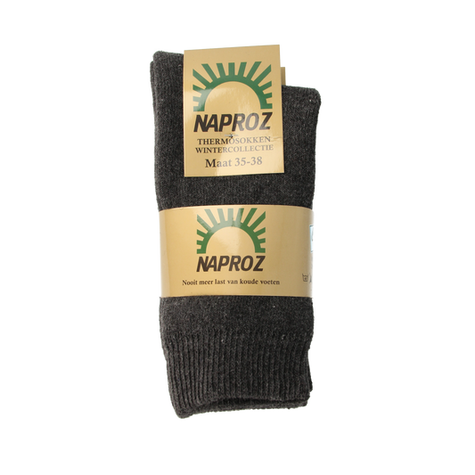 Naproz Thermo sokken grijs maat 35-38 3.00 Paar