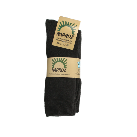 Naproz Thermo sokken zwart maat 47-49  3.00 Paar
