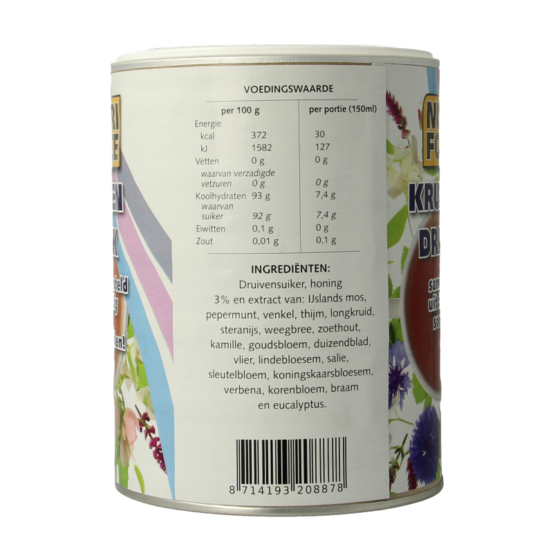 Nutriforce Instant kruidenthee 380 Gram