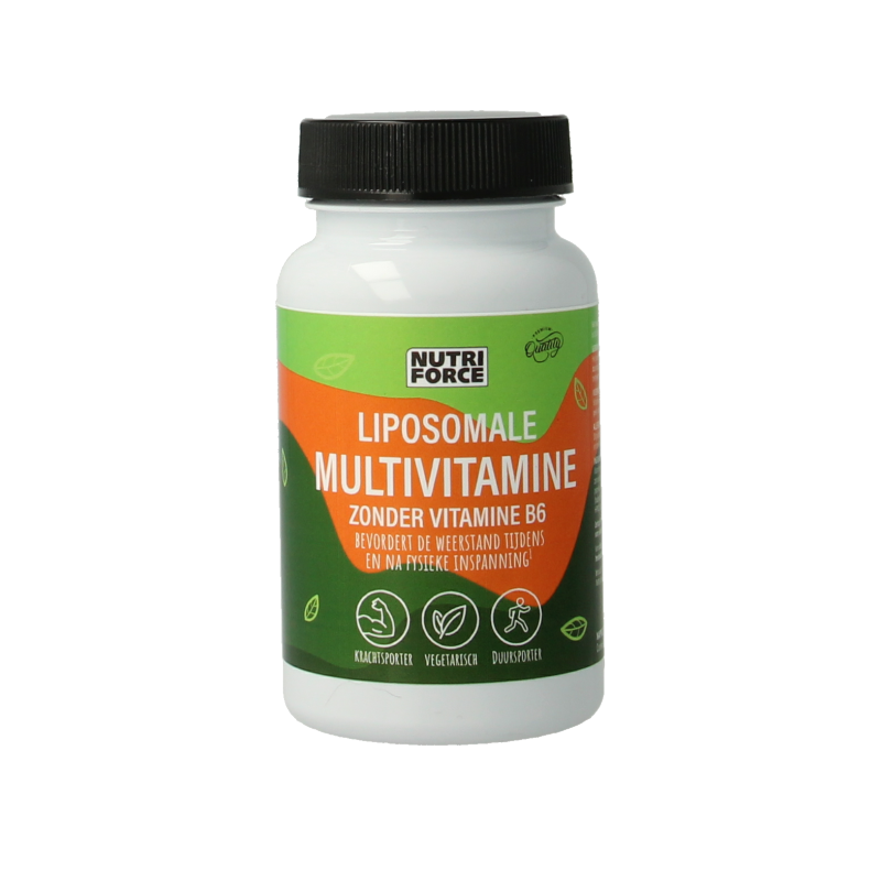 Nutriforce Liposomale multivitamine zonder vitamine B6 30 Vegetarische capsules