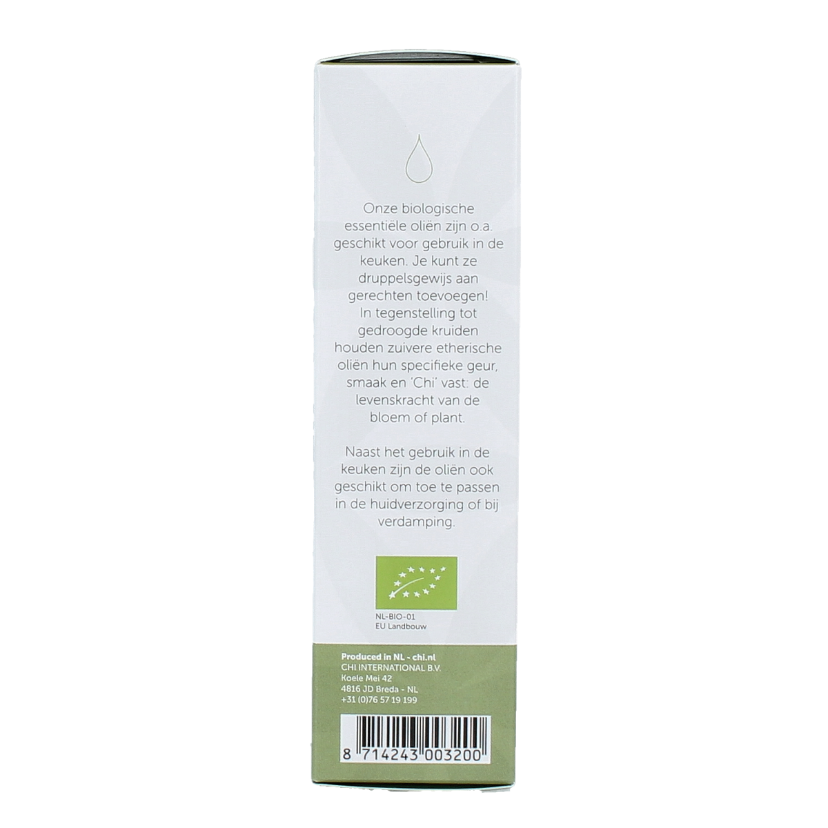 Chi Zilverspar bio essential oil in a 10ml bottle, natural and organic therapeutic essential oil from Chi brand.
