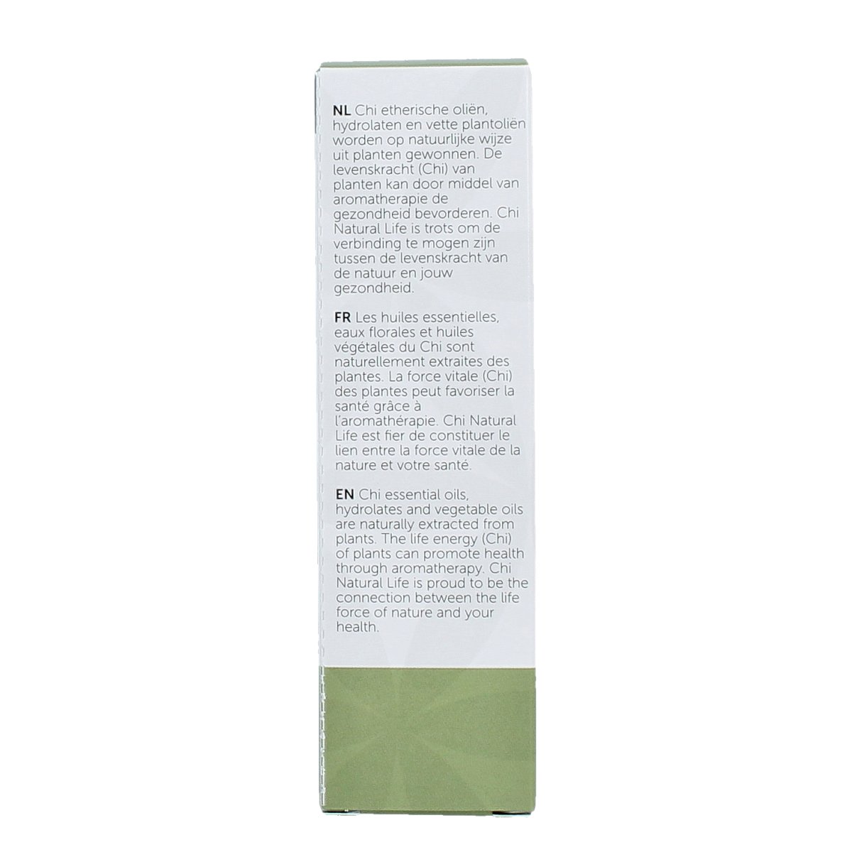 Chi Zilverspar bio essential oil in 10ml bottle, natural eco-friendly aromatic oil with fresh, pine-like scent.