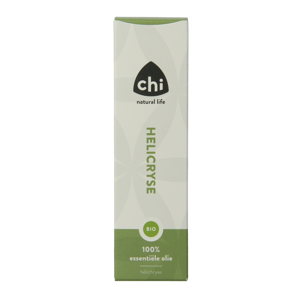Chi Helicryse organic bio oil in a 2.50 ml bottle, showcasing the product label and packaging.