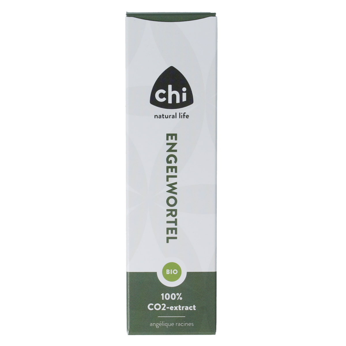 Chi Engelwortel CO2 bio essential oil in 2.50ml bottle, organic and eco-friendly, with a focus on natural carrot seed extract.