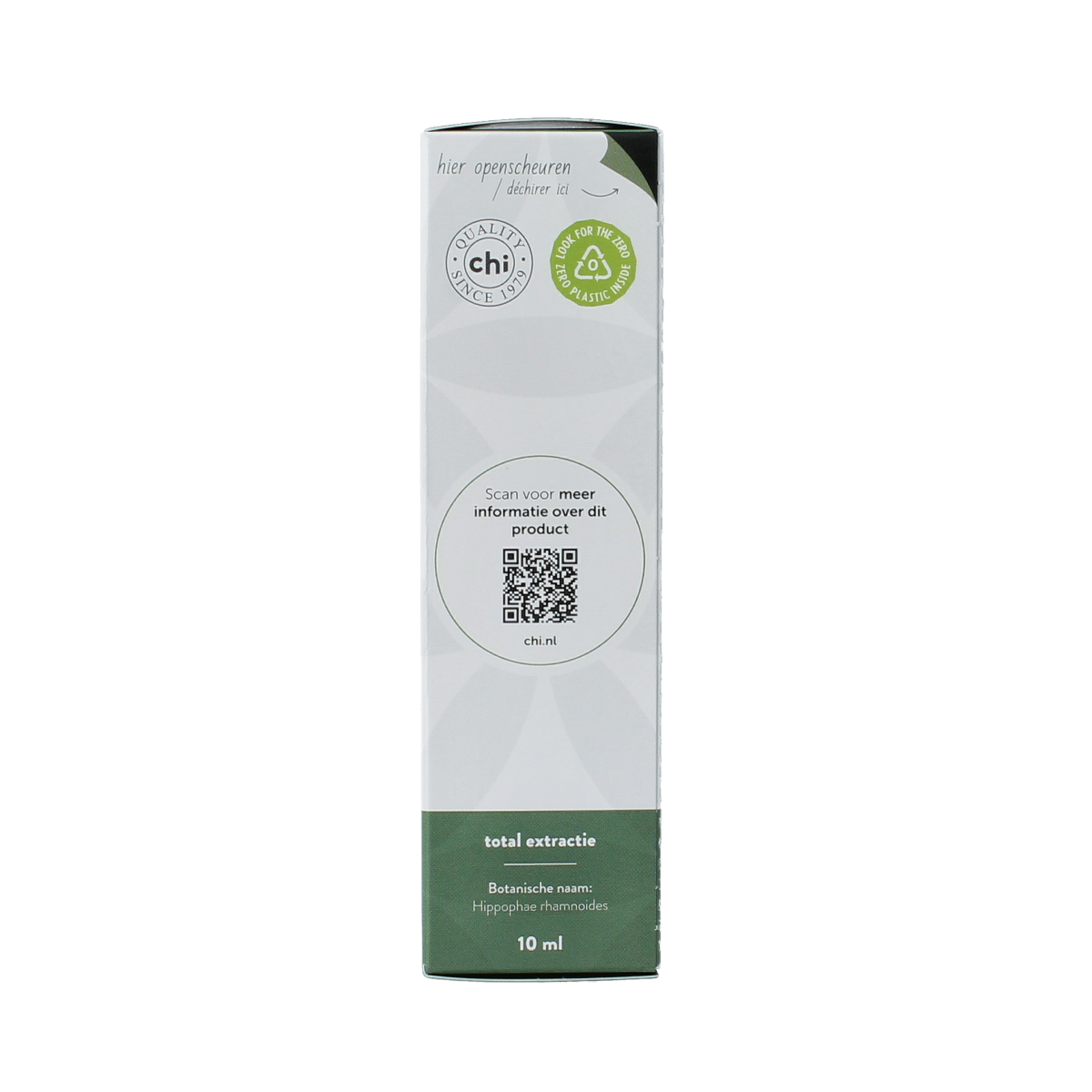 Chi Duindoorn pulp complex CO2 bio essential oil in 10ml bottle, featuring a clear glass container with a white cap.