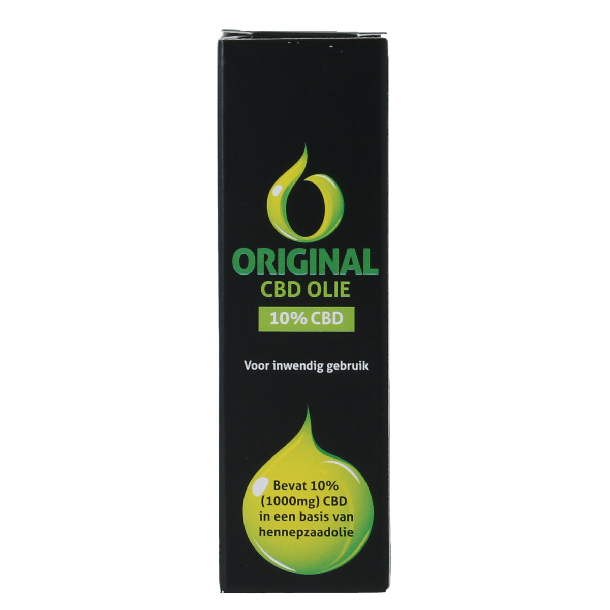 CBD Original CBD olie 3% herbal extract in a 10ml bottle, with a dropper cap and label showing product details.