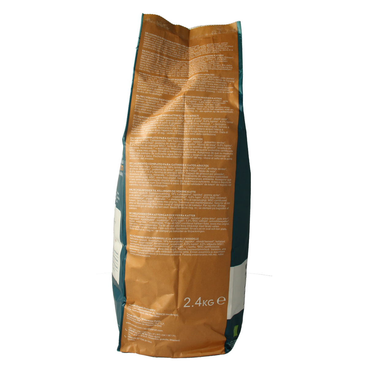 Yarrah Kattenvoer wheat-free bio 2400.00 Gram