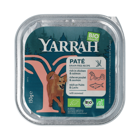 Yarrah Yarrah BIO Dog Paté with Salmon & Seaweed 150g 150.00 Gram