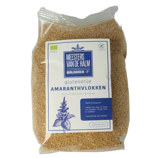 De Halm Amaranthvlokken bio 500.00 Gram
