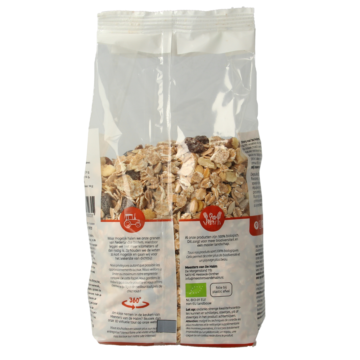 De Halm Muesli spelt extra rijk bio 575.00 Gram