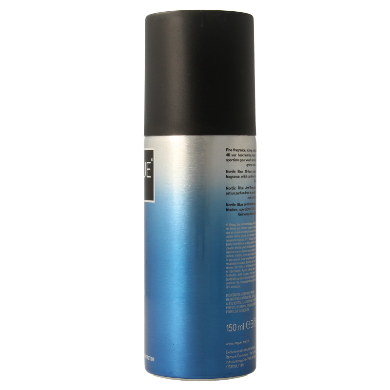 Vogue Men Nordic Blue anti-transpirant  150 Milliliter