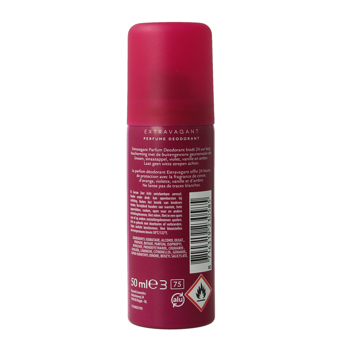 Vogue Parfum deodorant extravagant 50.00 Milliliter