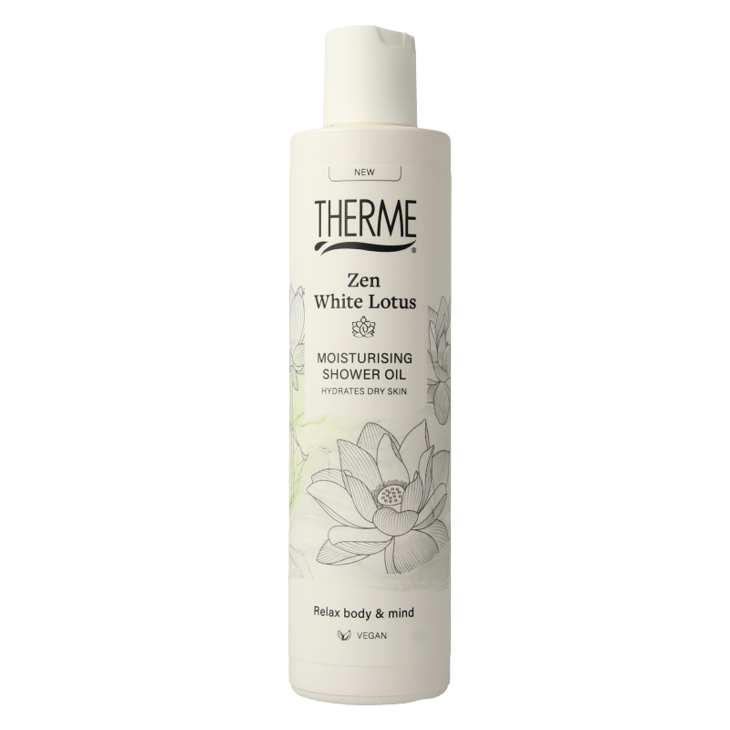 Therme Zen white lotus moisturising shower oil 250 Milliliter