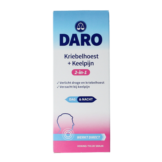 Daro 2 in 1 Kriebelhoest en keelpijn 150.00 Milliliter