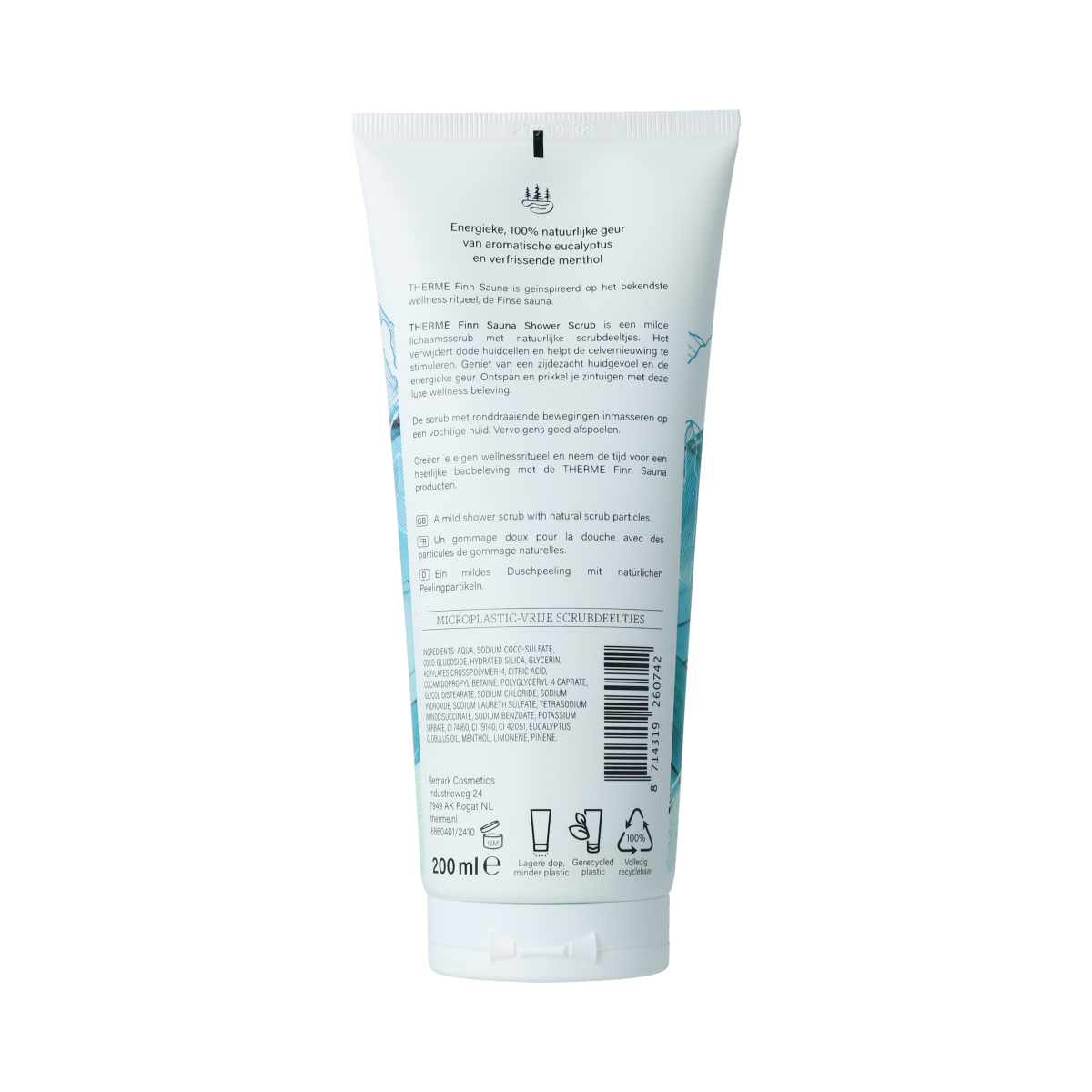 Therme Therme Finn Sauna Shower Scrub 200.00 Milliliter