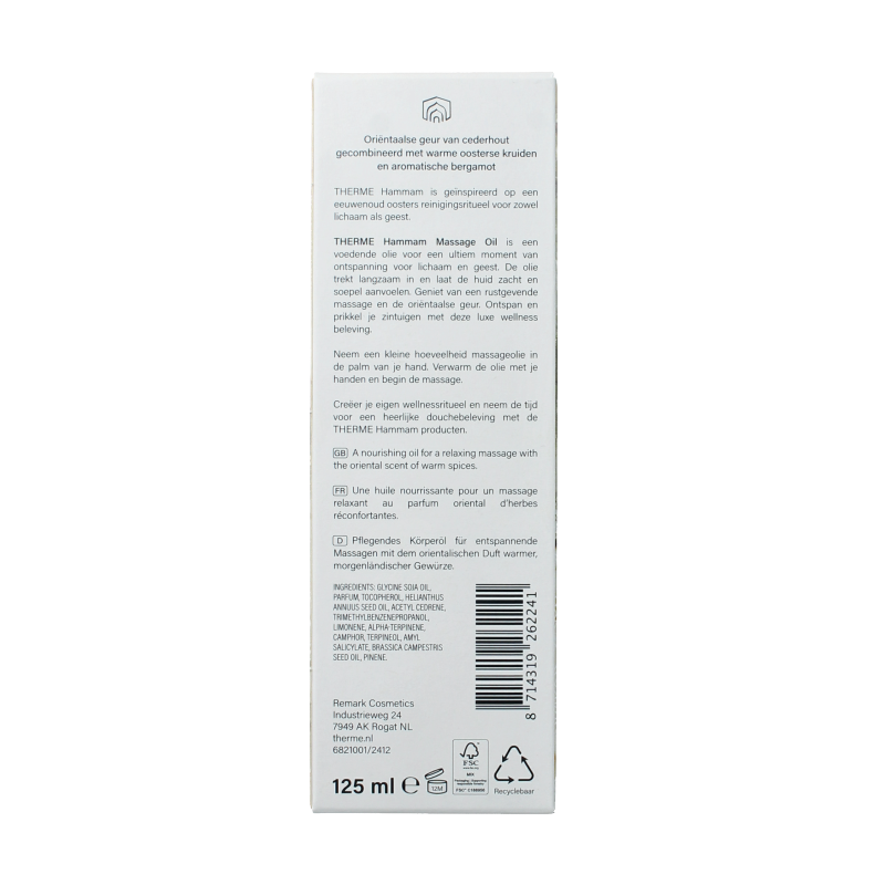 Therme Massageolie hammam 125 Milliliter