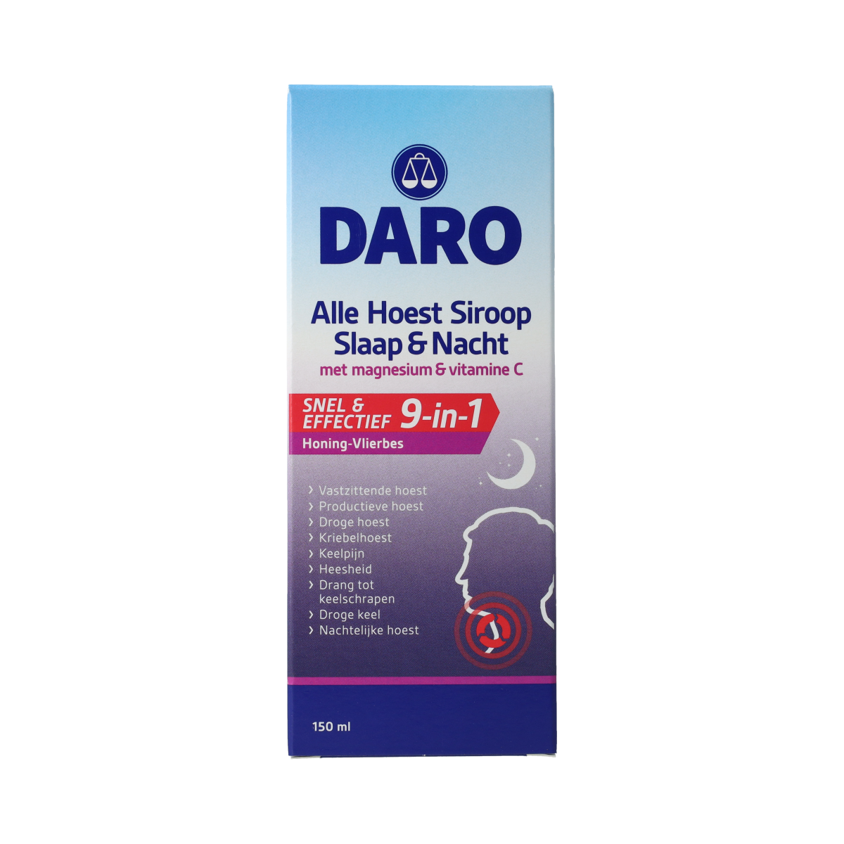 Daro Hoest Siroop Slaap & Nacht 150.00 Milliliter