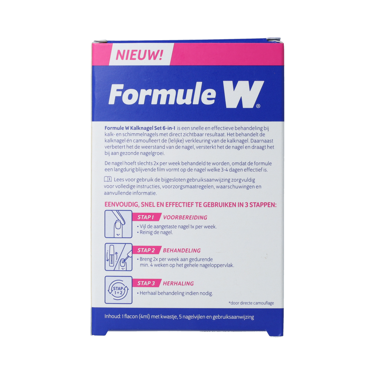 Formule W Kalknagel set 6-in-1 1.00 Set