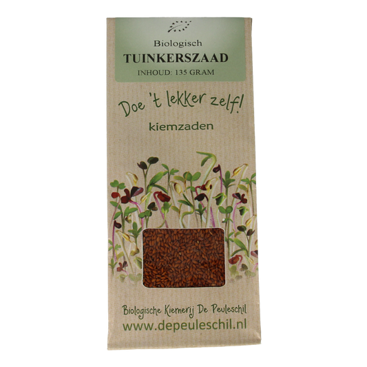 Peuleschil Tuinkerszaad bio 135 Gram