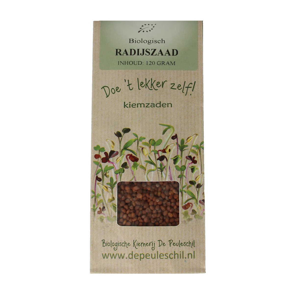 Peuleschil Radijszaad bio 130.00 Gram