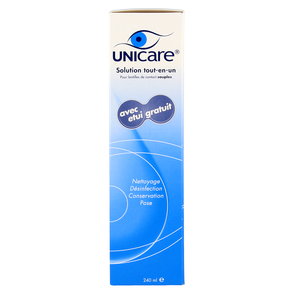 Unicare Alles-in-een vloeistof zachte lenzen 240.00 Milliliter