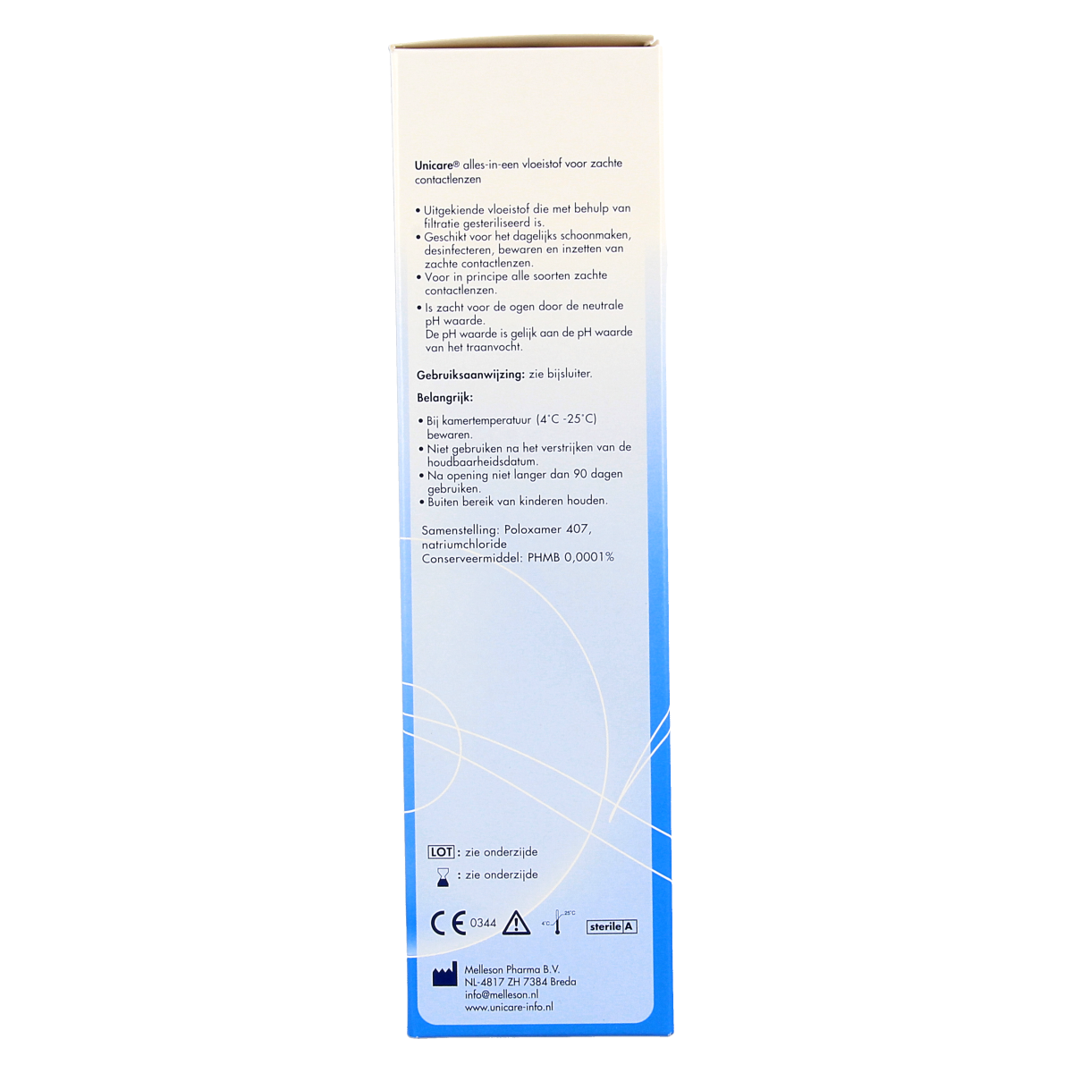 Unicare Alles-in-een vloeistof zachte lenzen 240.00 Milliliter