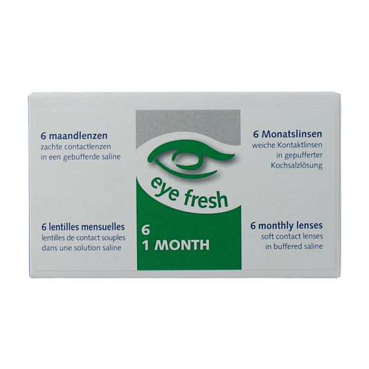 Eyefresh Maandlenzen -2.50 6.00 Stuks