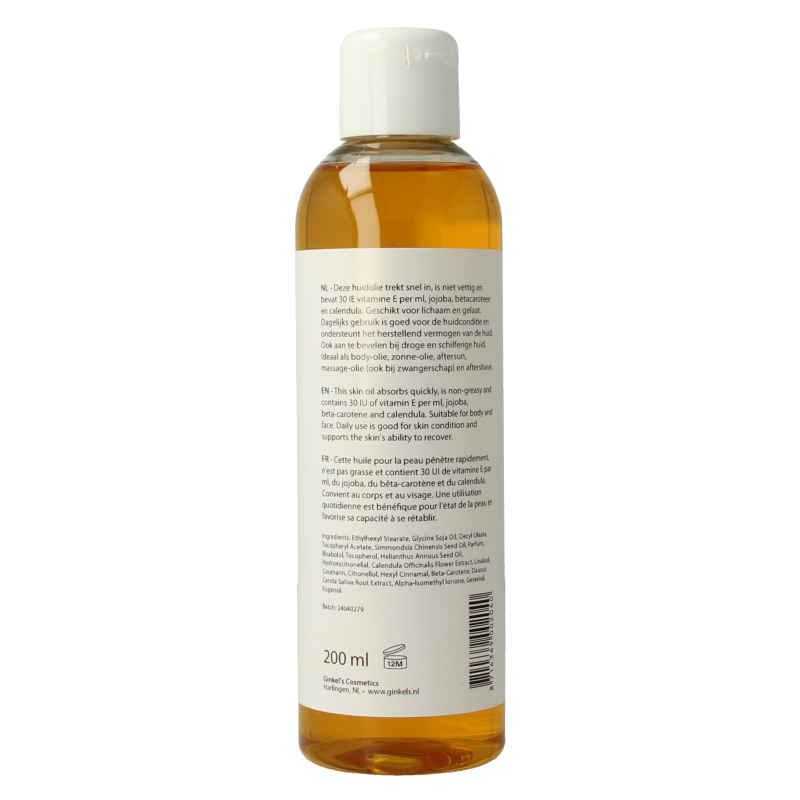 Ginkel's Vitamine E huidolie 200 Milliliter