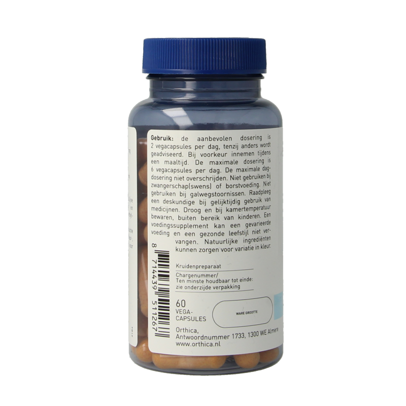 Orthica Curcuma 60 Vegetarische capsules