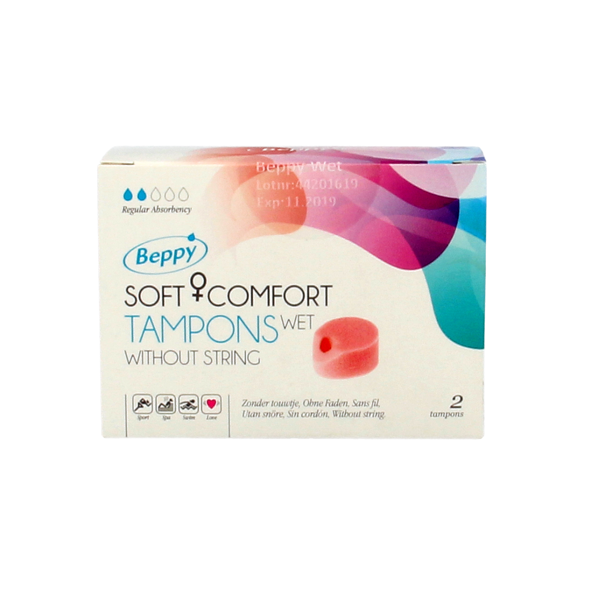 Beppy Soft+ comfort tampons wet 2.00 Stuks