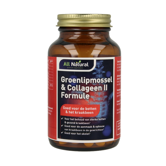 All Natural Groenlipmossel & collageen II formule 60 Tabletten