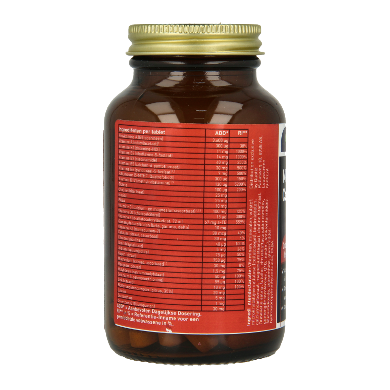 All Natural Multi speciaal complex 90 Tabletten