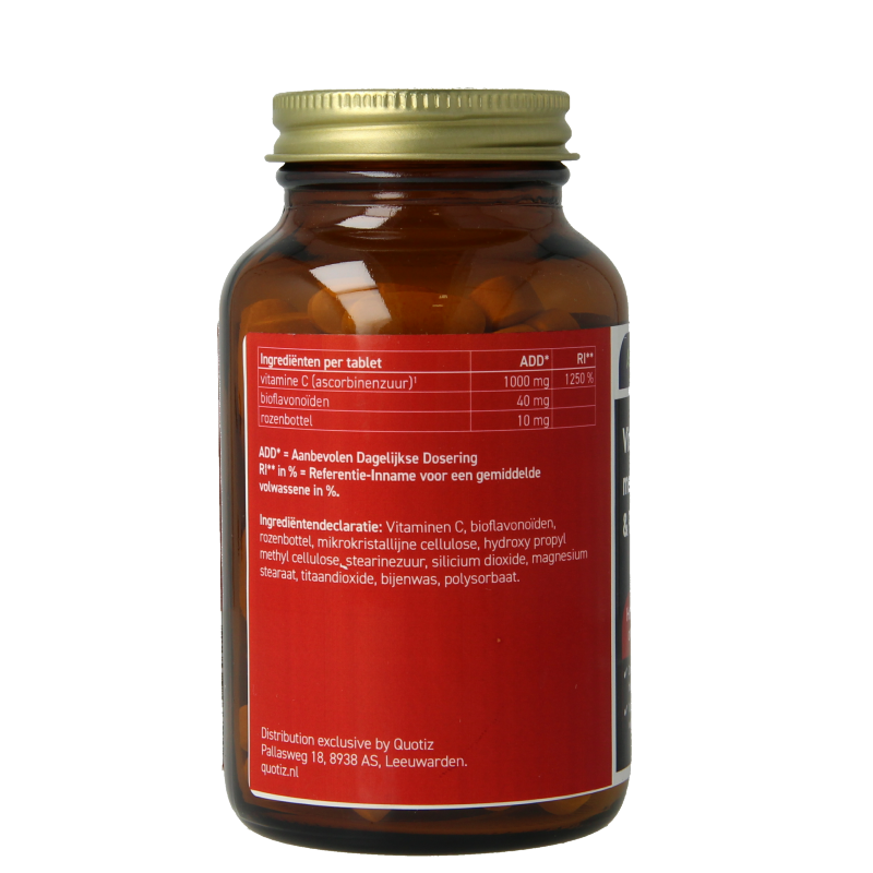All Natural Vitamine C 1000 met bioflavonoiden & rozenbottel 100 Tabletten